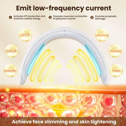 EMS V-Face Lifting Device | 6 Modes | 8 Levels Firming Care