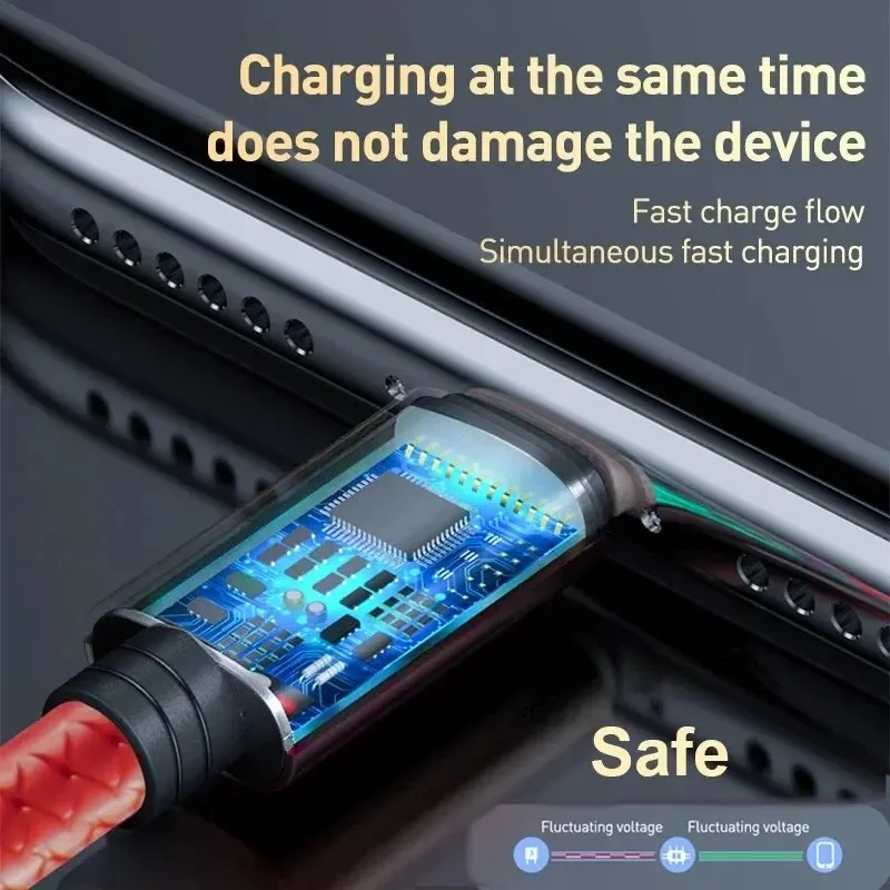 3-in-1 Fast Charging Cable ⚡ Type-C | Micro | iPhone