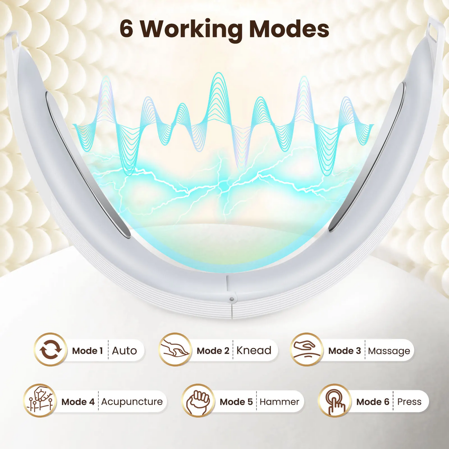 EMS V-Face Lifting Device | 6 Modes | 8 Levels Firming Care