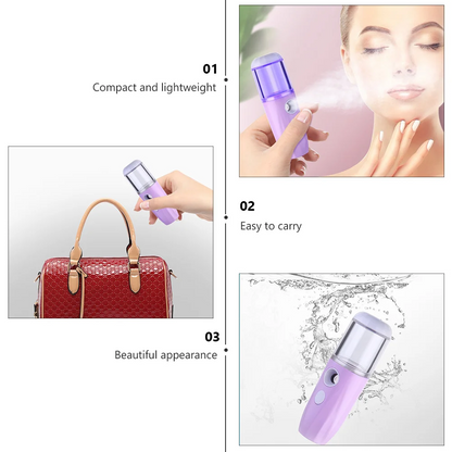 Mini Face Steamer | Hydrate, Refresh & Glow Anywhere