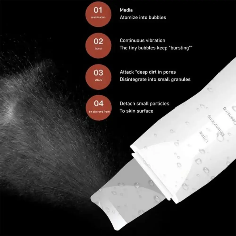 Ultrasonic Skin Scrubber | Deep Pore Cleanser & Lifting Tool