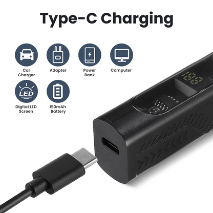 Portable Nose Hair Trimmer | USB Rechargeable Mini Electric Nose & Ear Hair Remover for Men