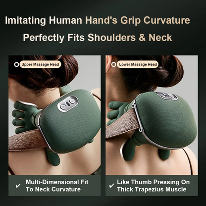 Electric Neck & Shoulder Massager | Heat + Deep Kneading