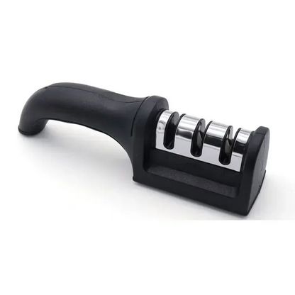 3-Stage Knife Sharpener | Stainless Steel | Kitchen Tools Sharpening Stone