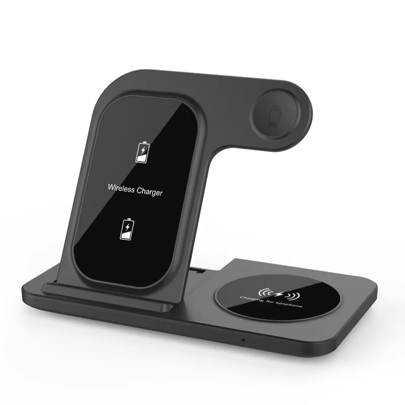Fast Wireless Charger Stand | Foldable Charging Dock for iPhone 12–16 Pro Max, Apple Watch & AirPods