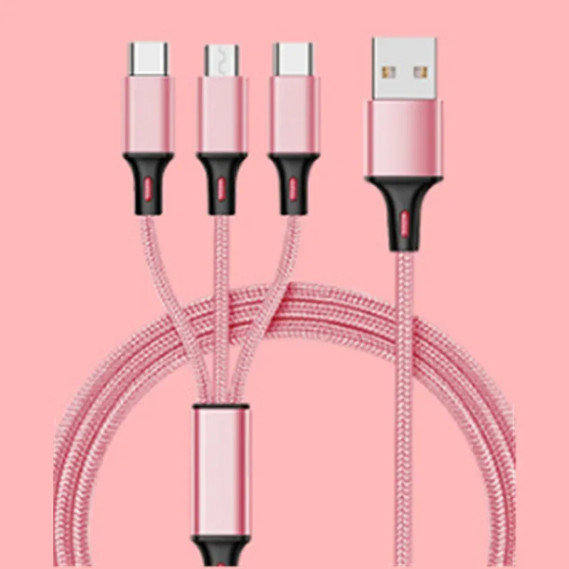 3-in-1 Fast Charging Cable ⚡ Type-C | Micro | iPhone