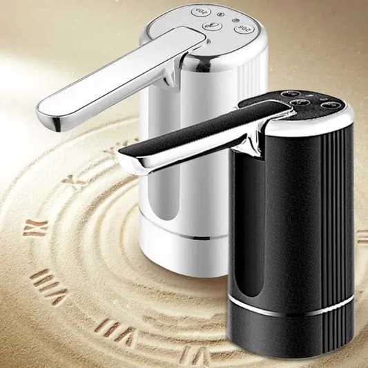 Rechargeable Water Pump | Foldable Electric Dispenser for Bottled Water (Available in White and Black Color)