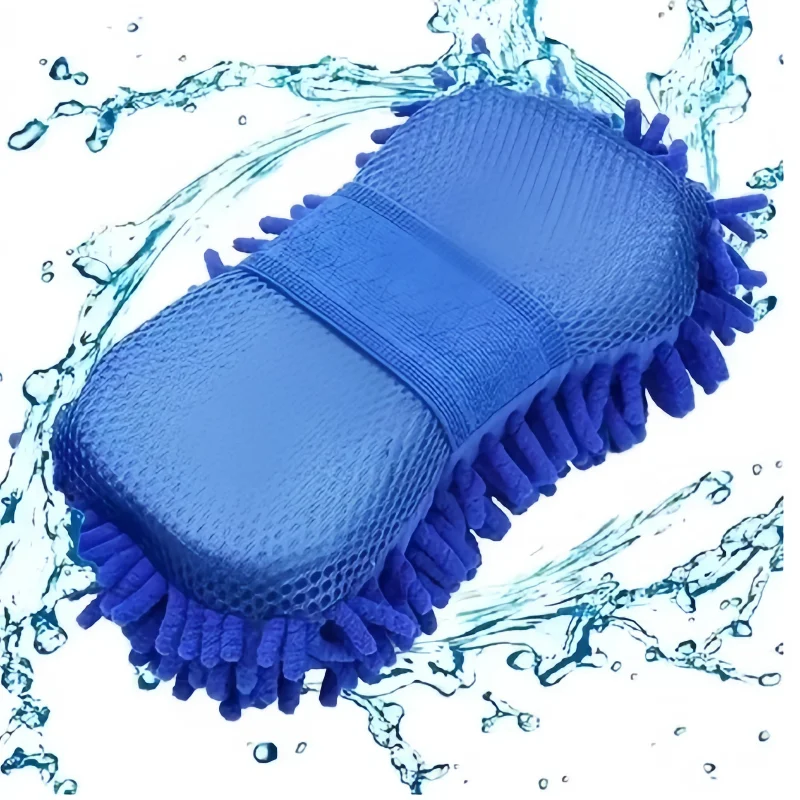 Car Wash Glove | Microfiber Chenille Cleaning Sponge for Auto Detailing