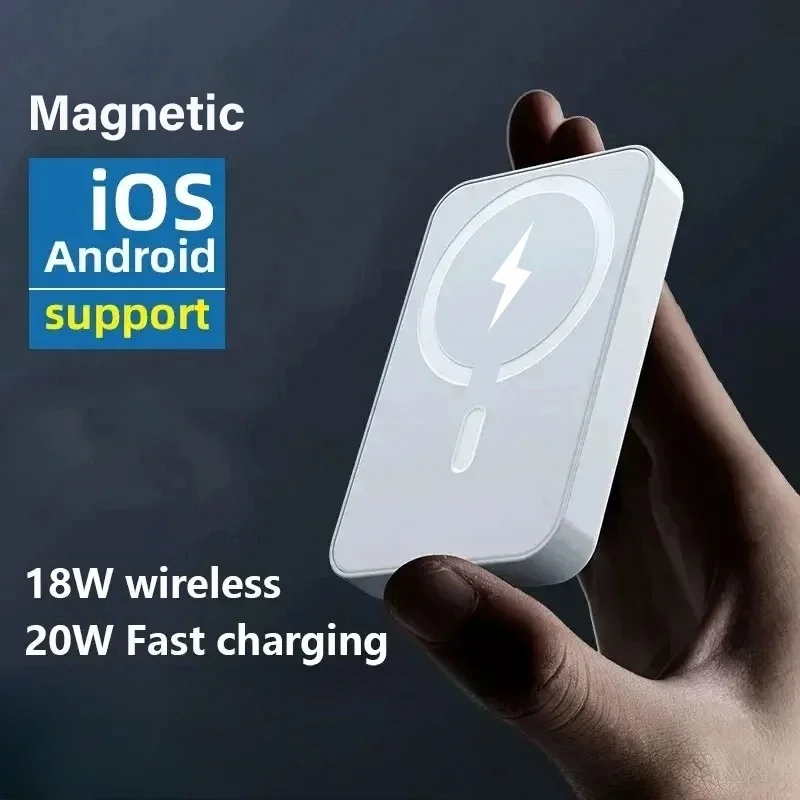 MagSafe Power Bank | 10000mAh Magnetic Wireless Charger for iPhone 13–16