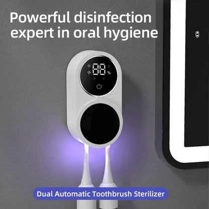 Portable Toothbrush Sanitizer Box | UV Light + Smart Sensor