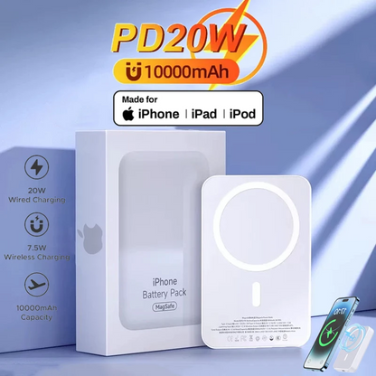 Magnetic Power Bank | Portable Fast Wireless Charger for Apple iPhone