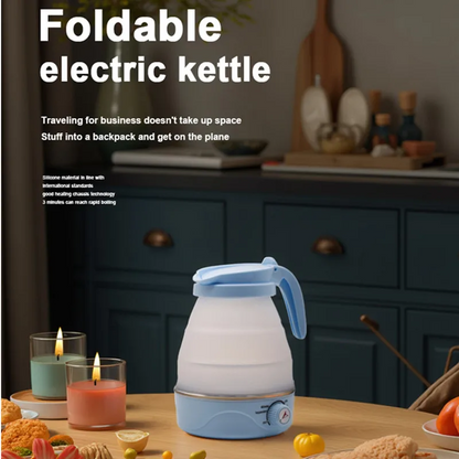 Foldable Electric Travel Kettle | Adjustable Temperature | Portable Teapot | Fast Boil | Perfect for Home & Travel