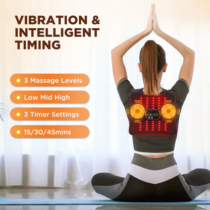 Electric Infrared Knee Massager – Heating & Vibration Therapy for Pain Relief!