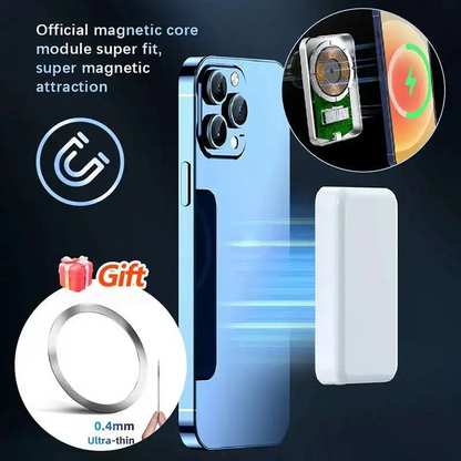 MagSafe Power Bank | 10000mAh Magnetic Wireless Charger for iPhone 13–16