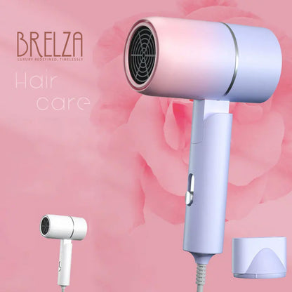 Mini Folding Hair Dryer | Portable Anion Blow Dryer with Carry Bag for Travel & Home