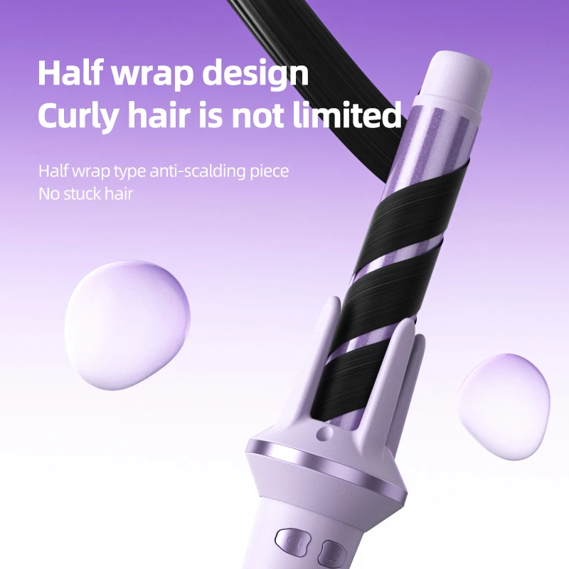 Automatic Curling Wand | Fast Heat, Anti-Frizz, Salon Styling Tool (Available in Multi Colors)