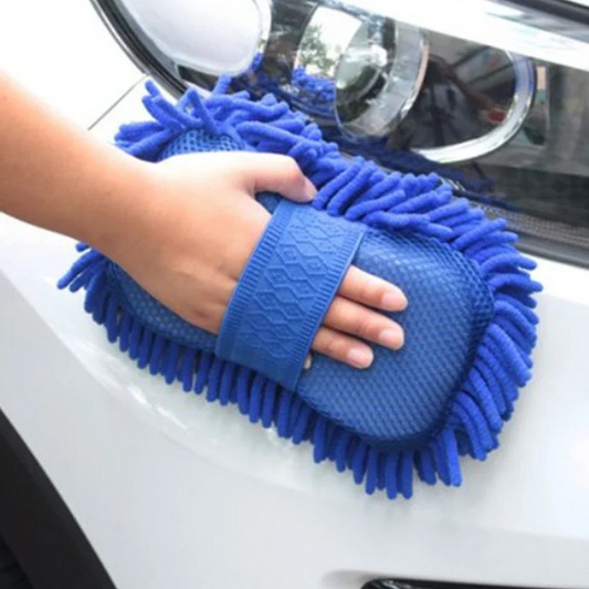 Car Wash Glove | Microfiber Chenille Cleaning Sponge for Auto Detailing