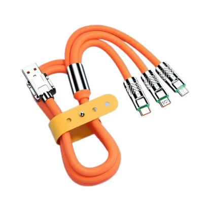 3-in-1 Type-C, Micro & Lightning 1.2m–2m | Multi USB Fast Charge Cable