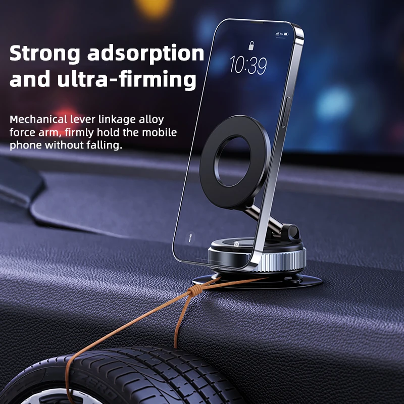 K007 Magnetic Phone Holder | 3-Axis Rotation, Adjustable & Multi-Scenario Use