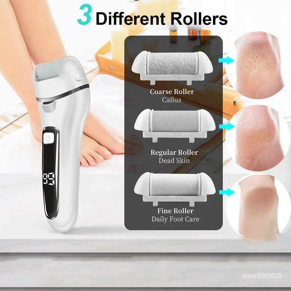 Electric Callus Remover | Rechargeable Foot File & Pedicure Tool
