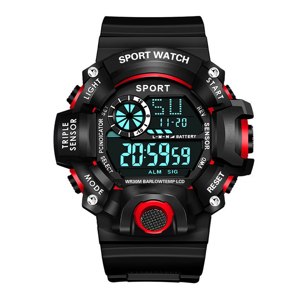 Fashion Men’s Sports Watch | Large Dial, Multifunctional, Waterproof & Luminous Military Style