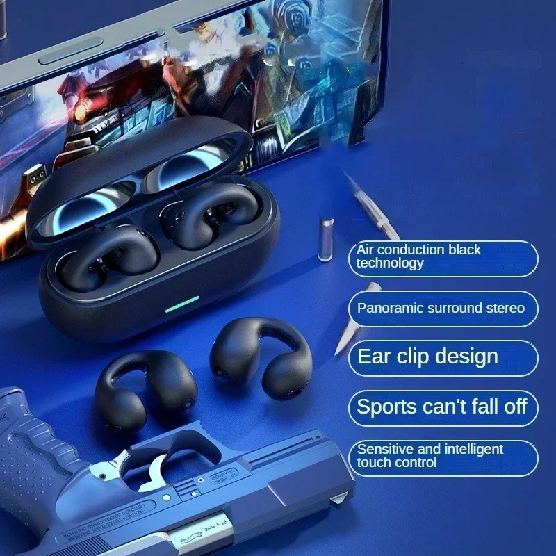 T75 Bone Conduction Wireless Waterproof Sports Earphones