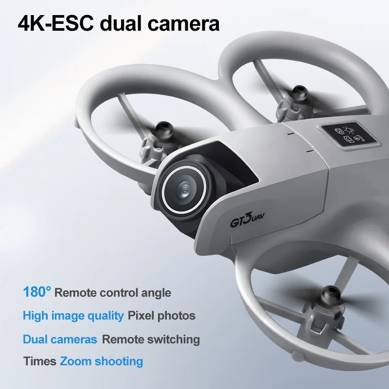 GT3 6K Professional Mini Drone | Dual Camera 5G FPV UAV with Foldable Design & Smart Follow Mode