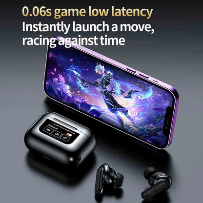 Wireless Bluetooth 5.4 Headphones  LED Display | Smart Touch Control | HiFi Stereo & Deep Bass | Noise Cancelling