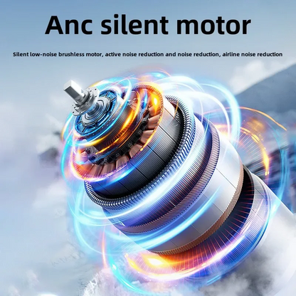 Handheld Cooling Fan | Ice Compress Electric Fan with LED Display & USB Rechargeable