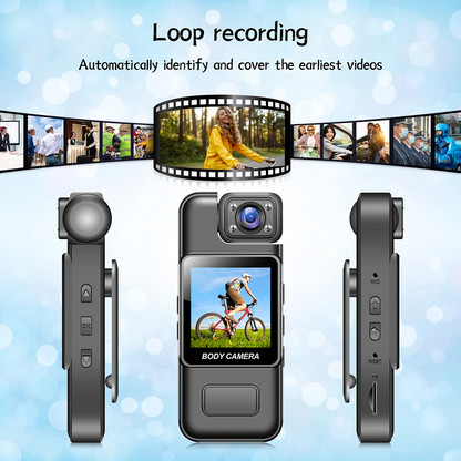 4K Mini WiFi Camera | Portable BodyCam & Sports DV | Night Vision & Action Recording