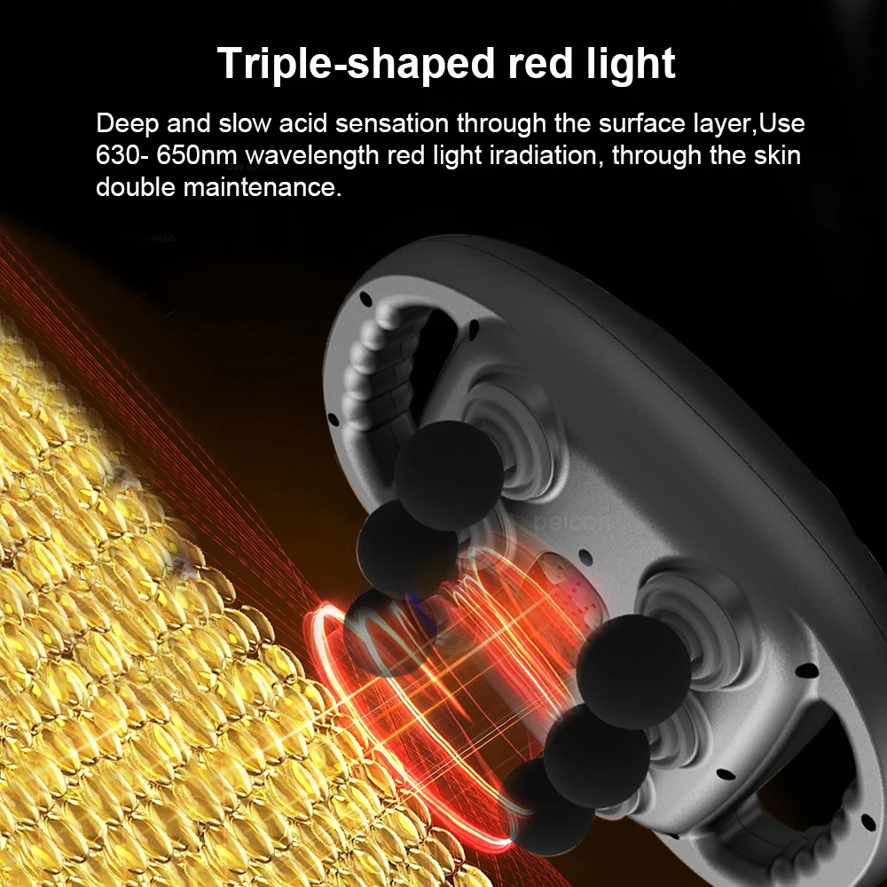 Fascia Gun Muscle Massager | High-Frequency Back & Shoulder Massage, 6-Head Professional Body Gun