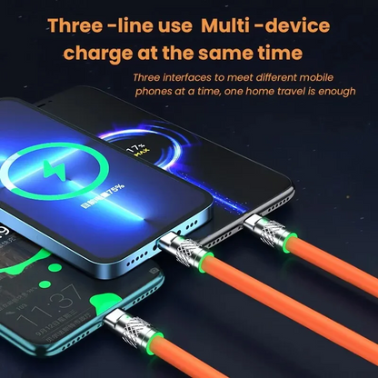 3-in-1 Type-C, Micro & Lightning 1.2m–2m | Multi USB Fast Charge Cable