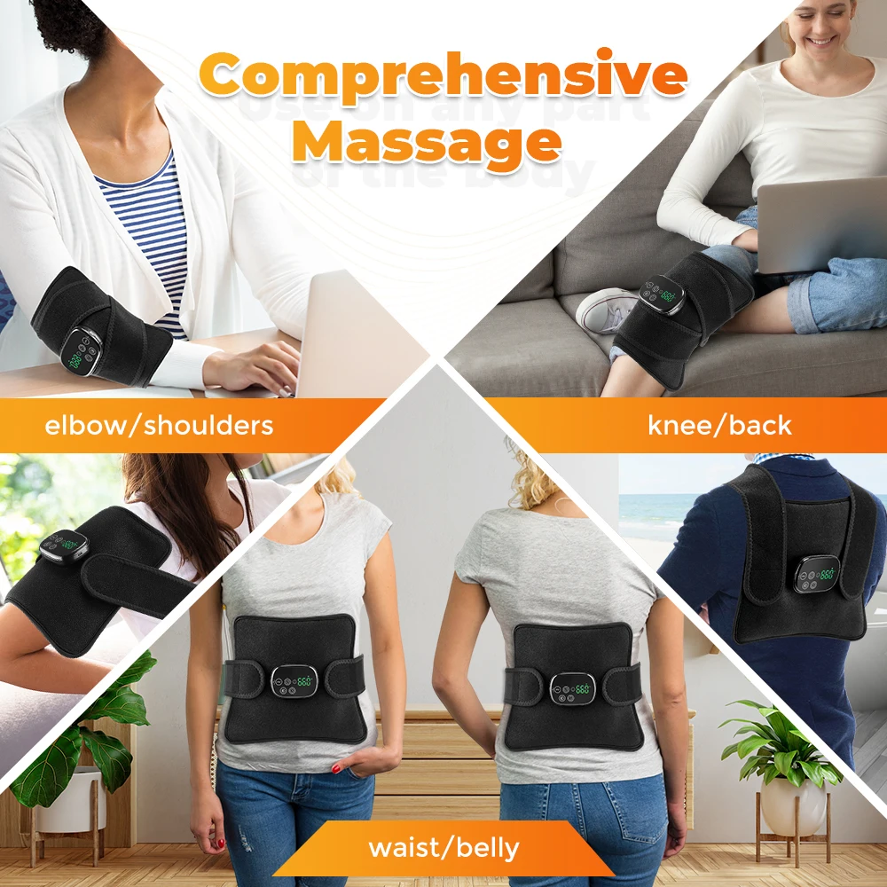 Electric Infrared Knee Massager – Heating & Vibration Therapy for Pain Relief!