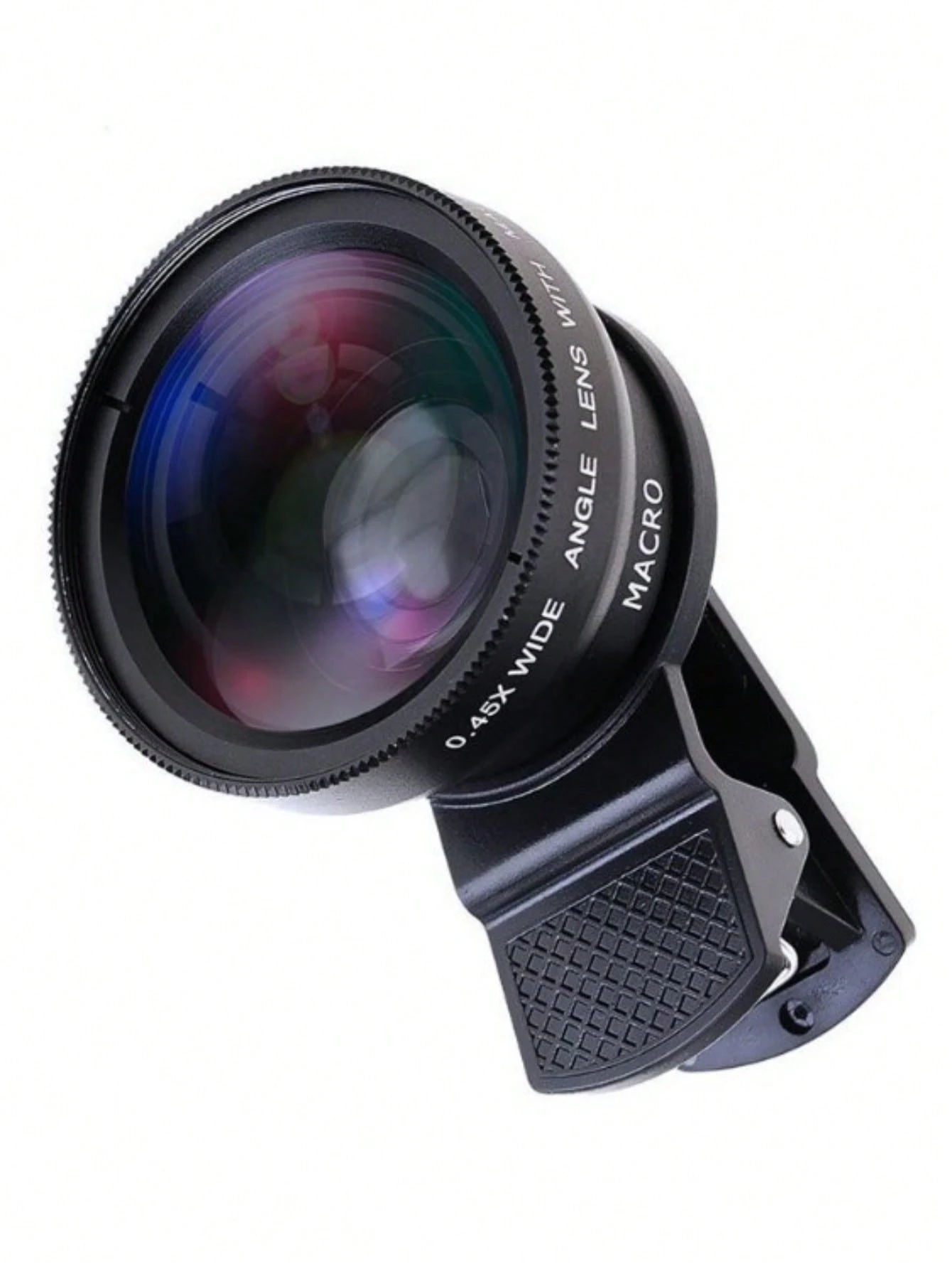2-in-1 Mobile Phone Lens – 0.45X Wide Angle + 12.5X Macro HD Camera Lens for iPhone & Android!