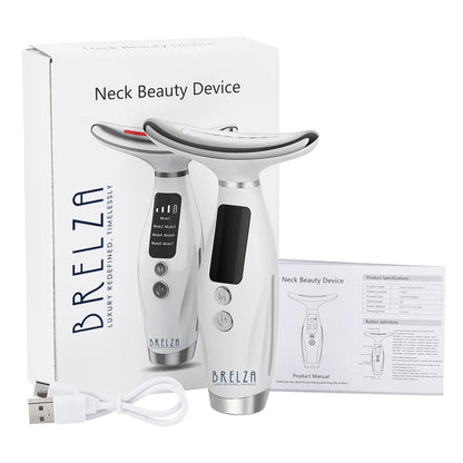LED Neck & Face Massager 💎 7-Color Photon Therapy | Tighten & Lift Skin