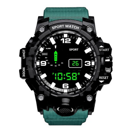 Fashion Men’s Sports Watch | Large Dial, Multifunctional, Waterproof & Luminous Military Style