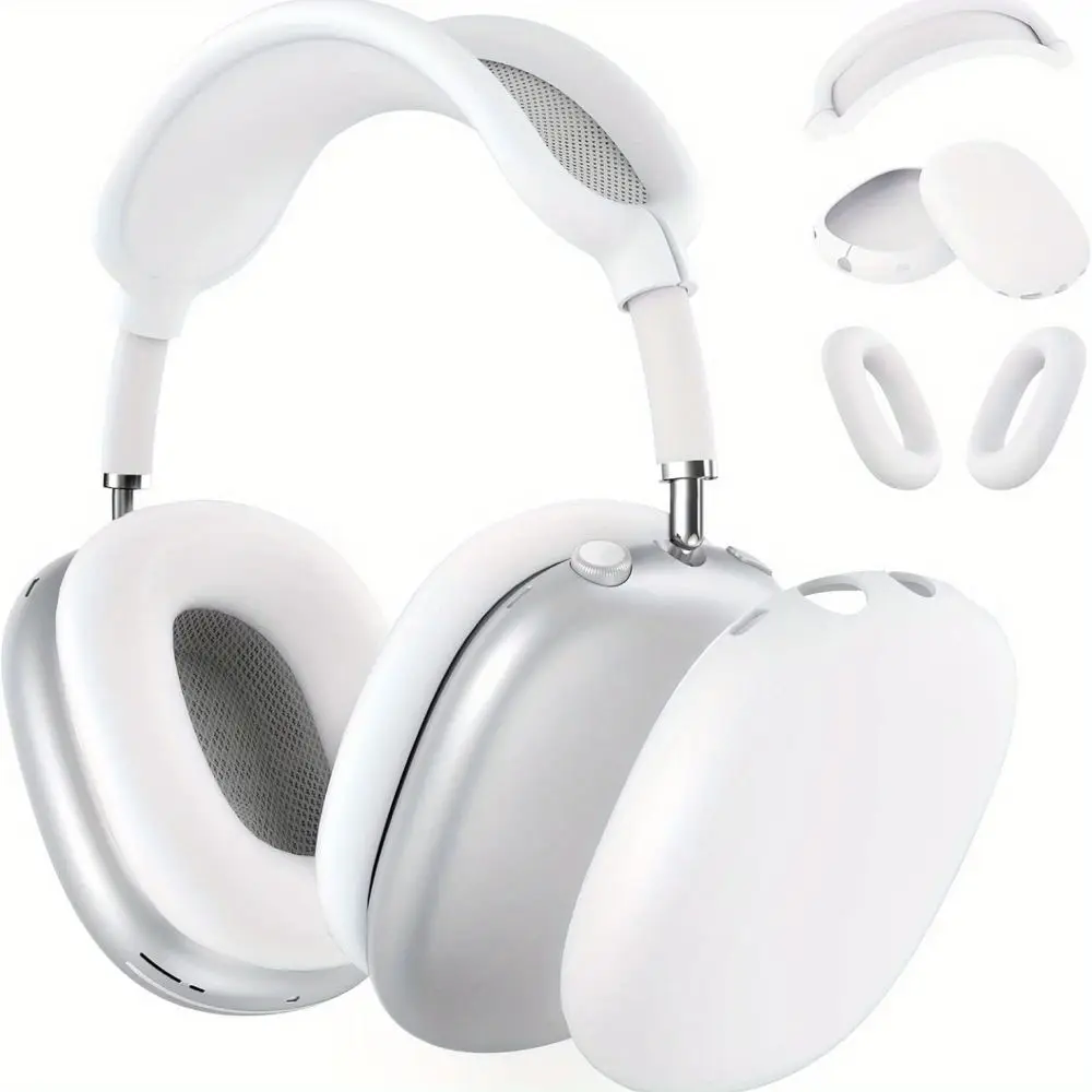 3-in-1 Silicone AirPods Max Case | Soft, Shockproof & Anti-Scratch Headphone Cover