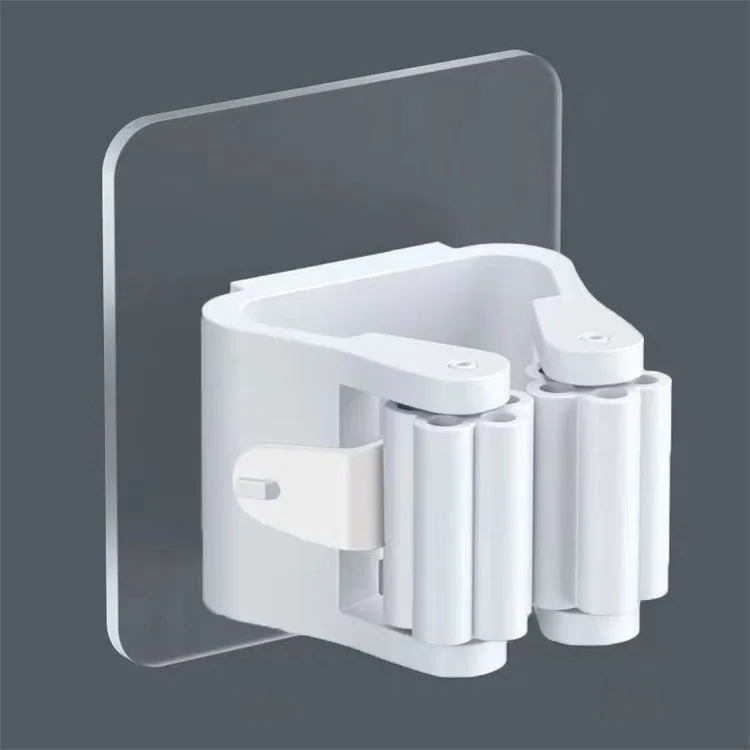 Multi-Purpose Adhesive Wall Hooks | Mop & Broom Hanger