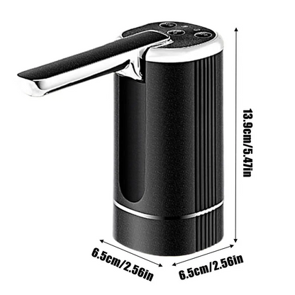 Rechargeable Water Pump | Foldable Electric Dispenser for Bottled Water (Available in White and Black Color)