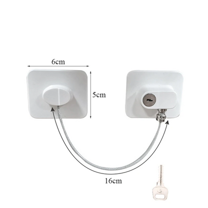 Child Safety Lock Key – Baby Protection for Doors, Drawers, and Refrigerators!