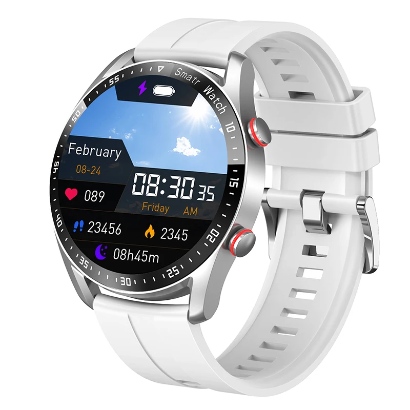 ECG+PPG Smart Watch | Bluetooth Call, Blood Pressure & Fitness Sports Waterproof for Men