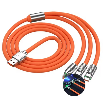 3-in-1 Type-C, Micro & Lightning 1.2m–2m | Multi USB Fast Charge Cable