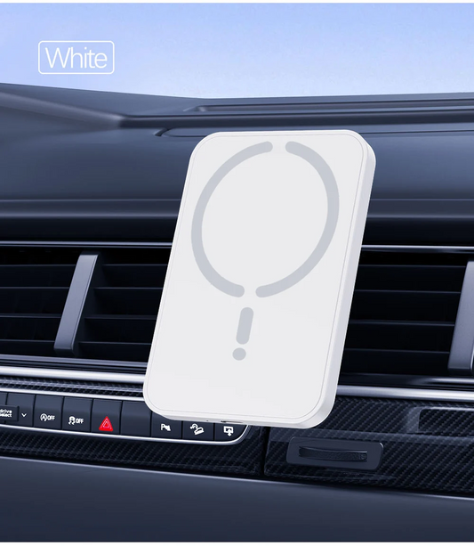 Magnetic Car Wireless Charger | Magsafe iPhone 12–16 Pro Max Fast Charging Air Vent Holder