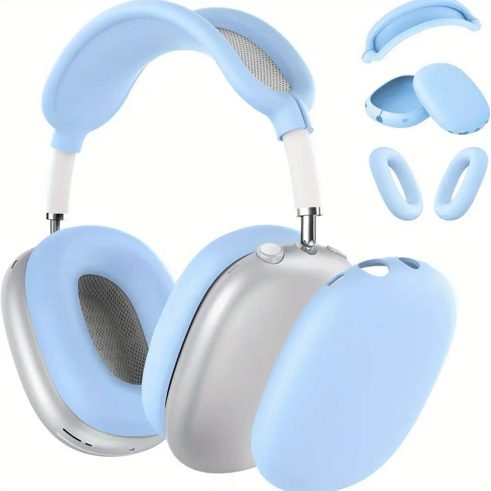 3-in-1 Silicone AirPods Max Case | Soft, Shockproof & Anti-Scratch Headphone Cover