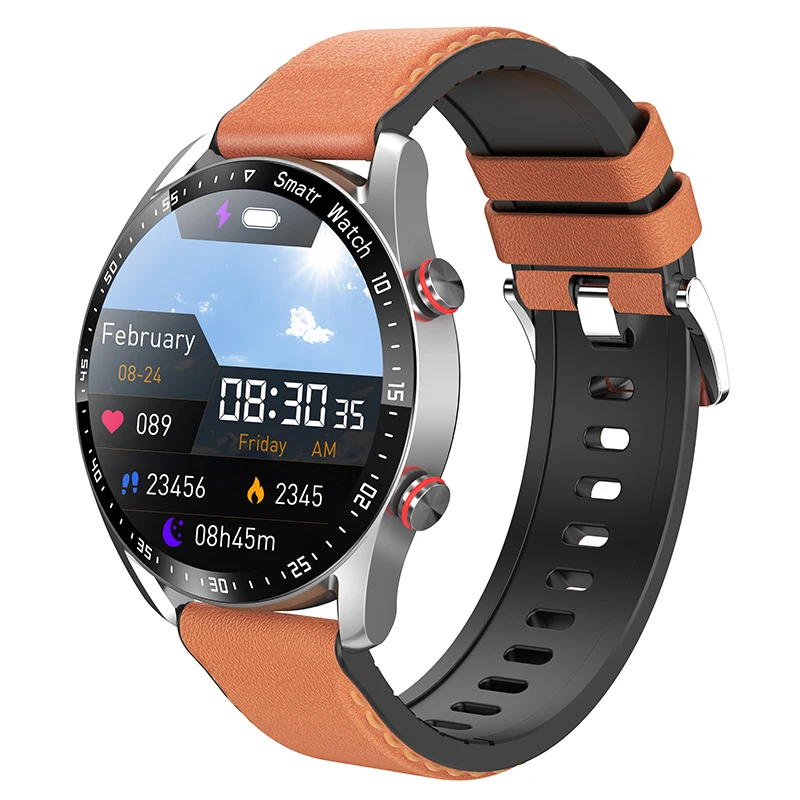 ECG+PPG Smart Watch | Bluetooth Call, Blood Pressure & Fitness Sports Waterproof for Men