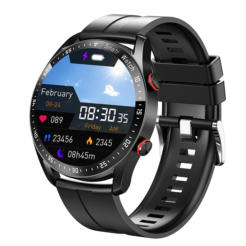 ECG+PPG Smart Watch | Bluetooth Call, Blood Pressure & Fitness Sports Waterproof for Men
