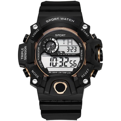 Fashion Men’s Sports Watch | Large Dial, Multifunctional, Waterproof & Luminous Military Style