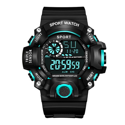 Fashion Men’s Sports Watch | Large Dial, Multifunctional, Waterproof & Luminous Military Style
