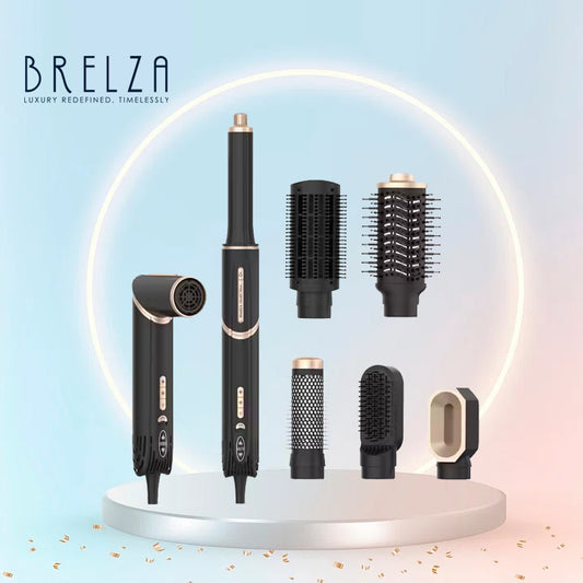 7-in-1 Air Wrap Hair Styler | Ionic Blow Dryer, Curler & Straightener