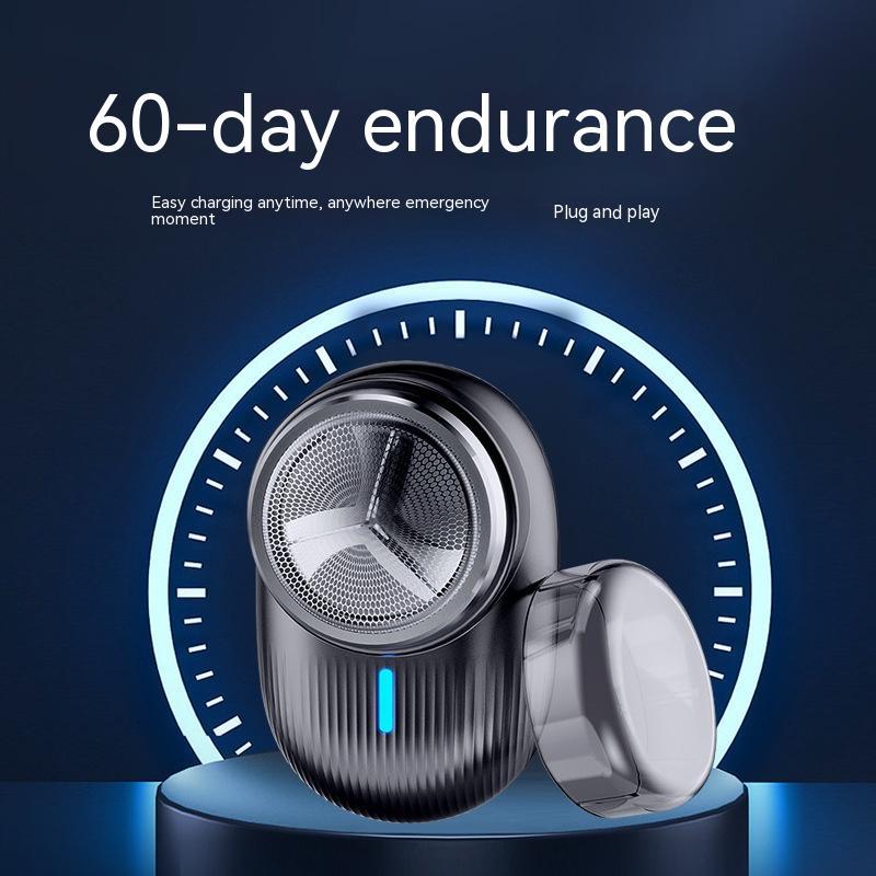 3-Blade Mini Electric Shaver | Quick Charging & Portable Groomer